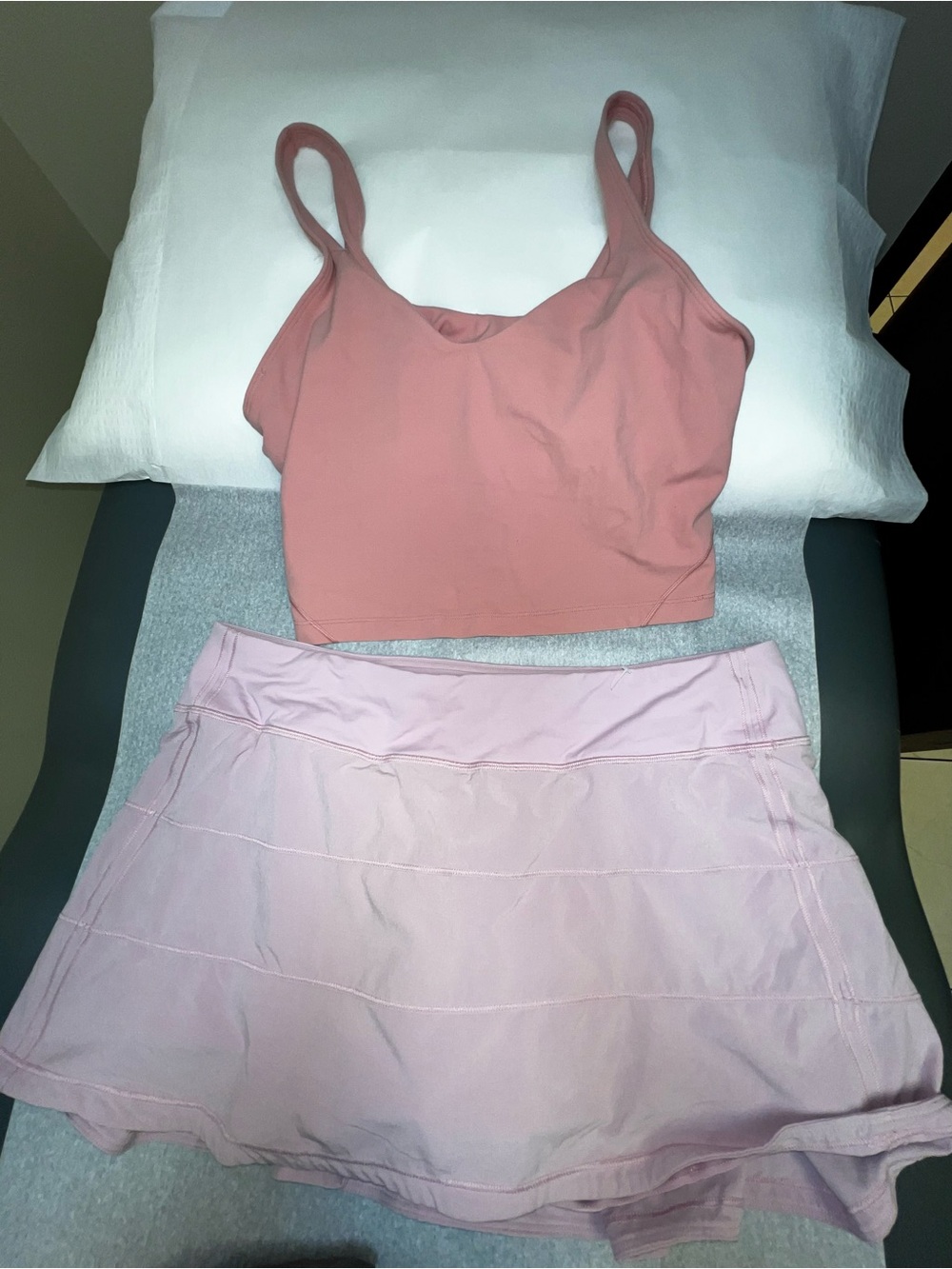 Lululemon align tank and pace rival skirt bundle size 12 pink